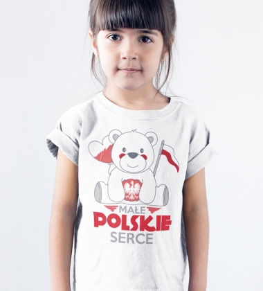 koszulka dziecięca MAŁE POLSKIE SERCE